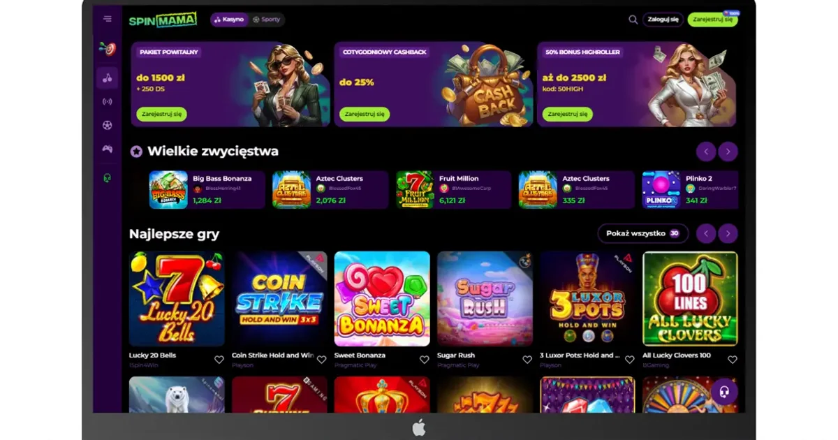 SpinMamaBonus Welcome Bonus – Przegląd kasyna online Spinmama dla polskich graczy
