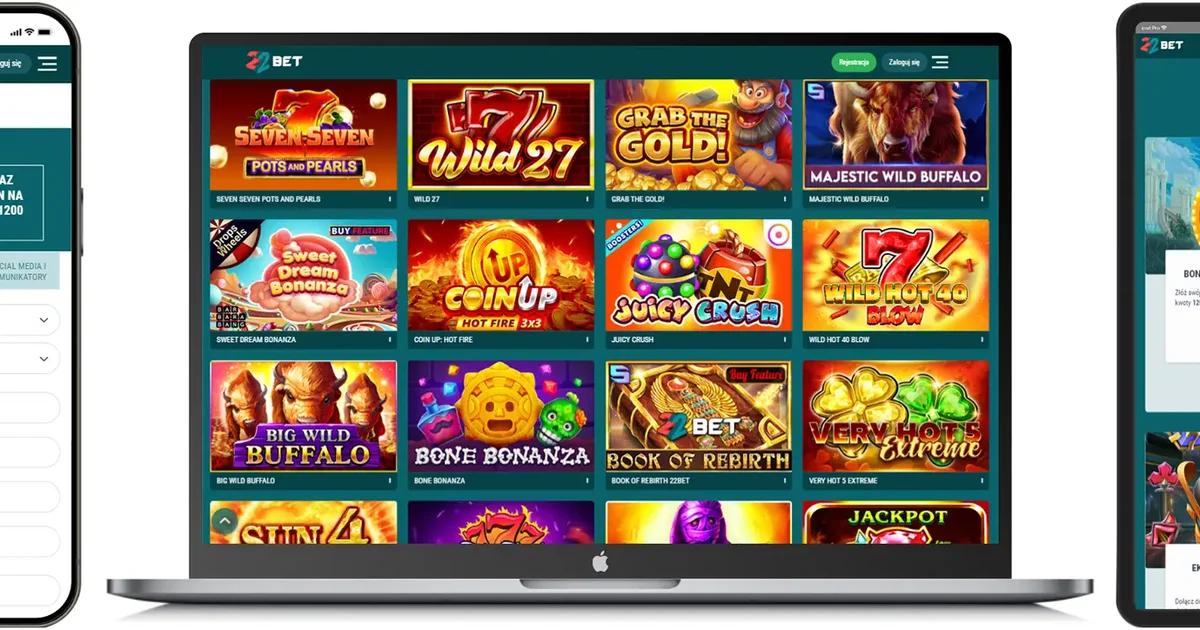 Zrzut ekranu aplikacji 22Bet