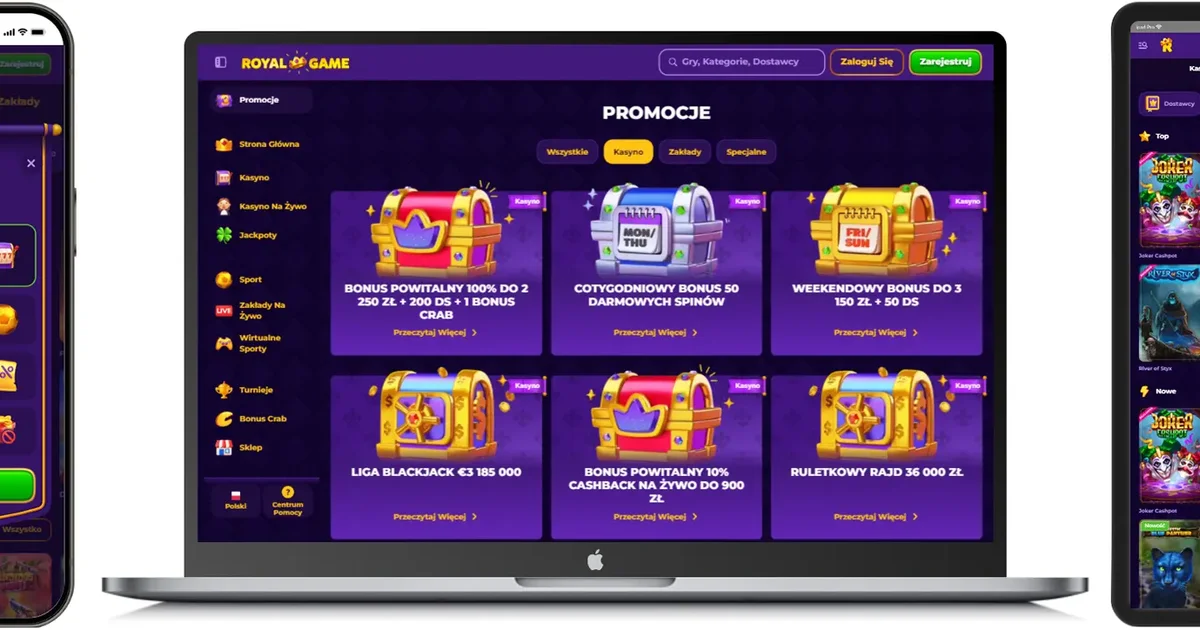 Darmowy spin w Royal Game Casino – jak go otrzymać?