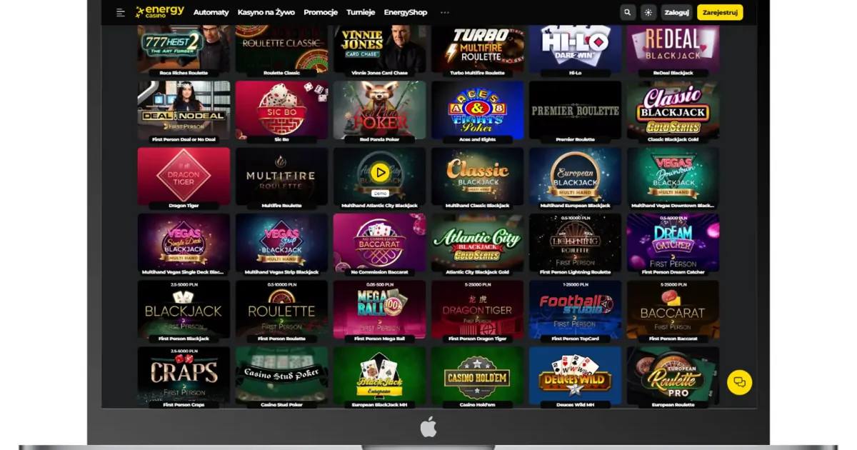 Energycasino képernyőkép
