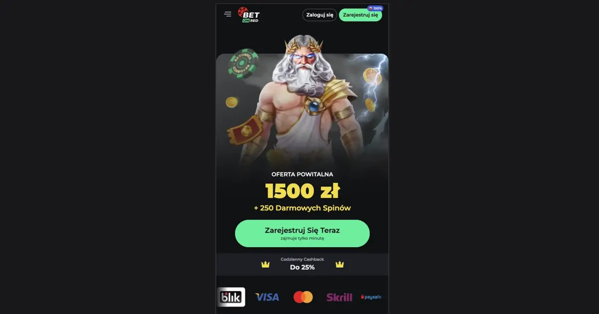 BetOnRedCasino in Poland — recenzja aplikacji na prawdziwe pieniądze