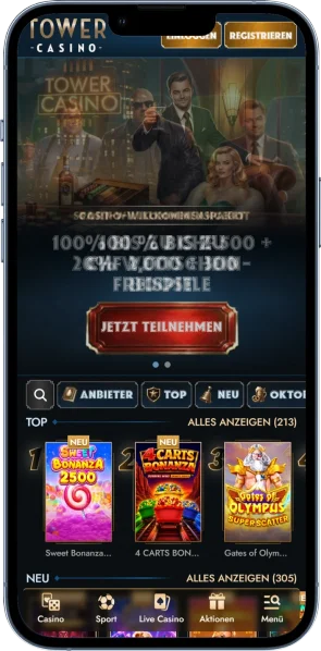 Tower Casino: Mobile Version