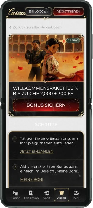 Willkommensbonus für neue Spieler