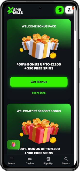 SpinMills casino promotion