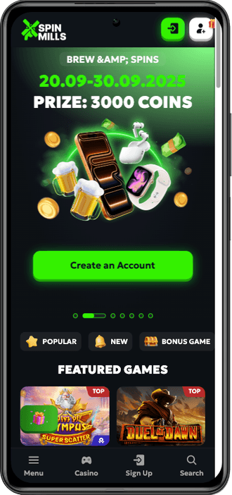 SpinMills casino Greece