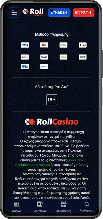 Roll casino deposit methods