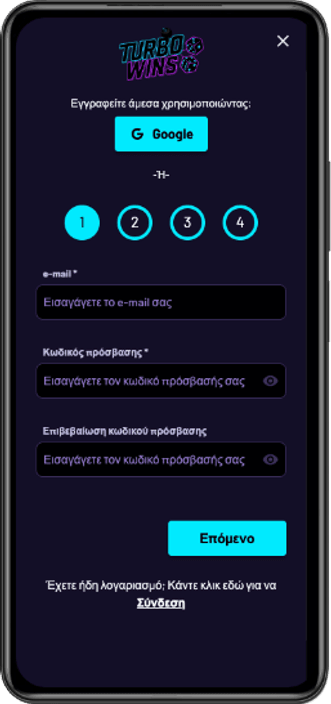 Turbowins casino registration