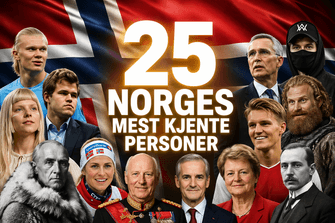 25 Norges mest kjente personer