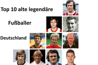 Top 10 alte legendäre Fußballer in Deutschland