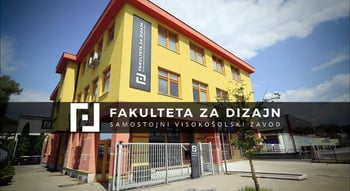 Bâtiment principal de la Faculté de design à Ljubljana.