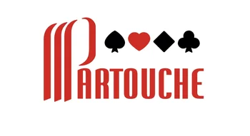 Logo officiel du Groupe Partouche avec symboles des jeux de cartes.
