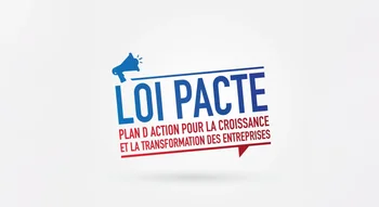 Logo officiel de la loi PACTE concernant la transformation des entreprises et les Allergènes alimentaires.