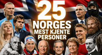 25 Norges mest kjente personer