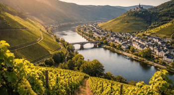 Das malerische Moseltal in Deutschland