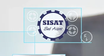 Identité visuelle du SISAT Sud Aisne, service interprofessionnel de santé au travail dans le sud de l’Aisne.