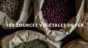 Haricots secs, sources végétales de fer essentielles.