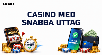 Huvudbilden till artikeln om onlinekasinon med snabba utbetalningar