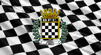O símbolo axadrezado que identifica o Boavista Futebol Clube