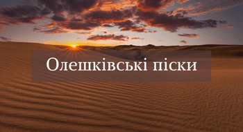 Парк Олешківські піски