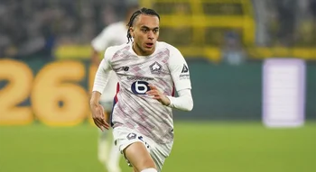 Ethan Mbappé Lille action match.