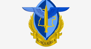 Emblème officiel des Forces Aériennes Nationales d'Angola, symbolisant leur mission et leur identité.