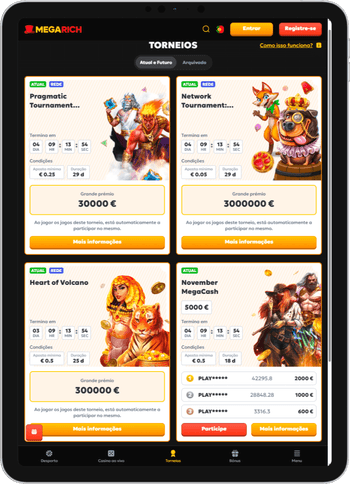Torneios do MegaRich Torneios