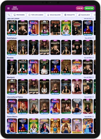Live-Spiele Infinity Live Casino
