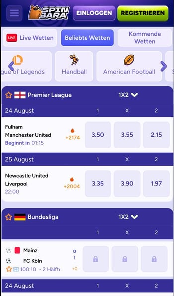 SpinBara Erfahrungen: Sport