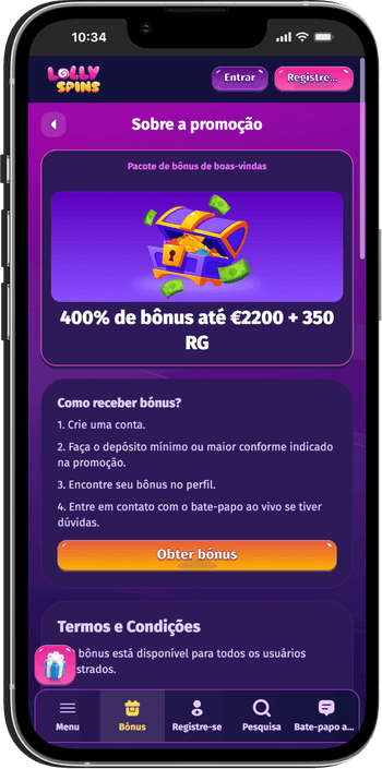 Pacote de boas-vindas do casino Pacote de boas-vindas do casino Lollyspins