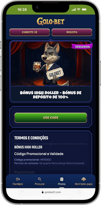 Bónus para High Rollers no Golobet casino
