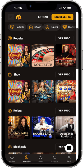 Casino ao vivo com dealers reais Casino ao vivo com dealers reais no Slotlair casino