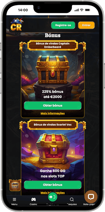 Bónus do casino Corsaza