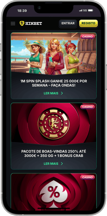Bónus do casino Bónus do Kinbet Casino