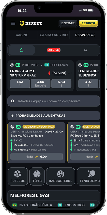 Apostas desportivas Apostas desportivas no Kinbet