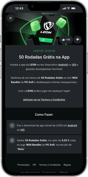 Bónus sem depósito Bónus sem depósito no Leon casino