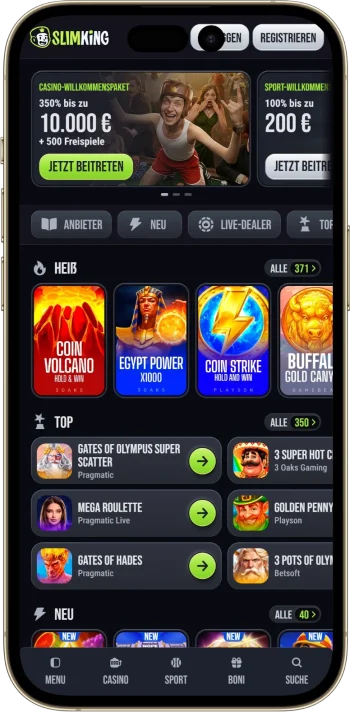 Slimking Casino handy Slimking Casino mobile