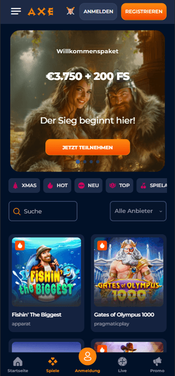 Online Casino App Axe Casino App