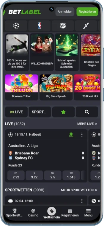 Betlabel Online Casino Mobile