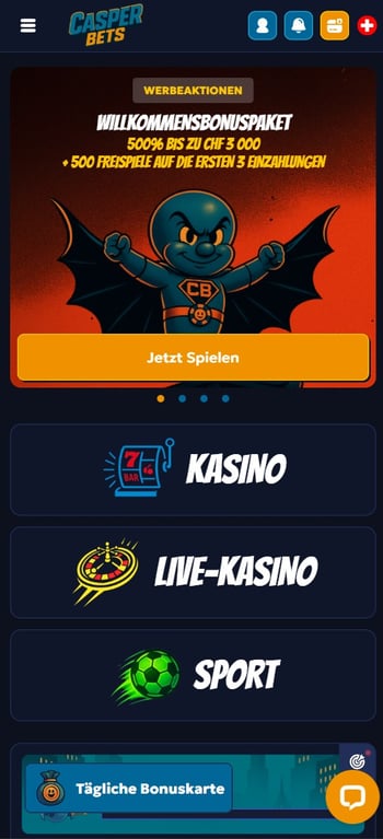 Mobile Casino CasperBets Mobile Casino