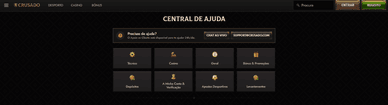 Avaliações do apoio 24h na internet do Crusado-Casino em Portugal