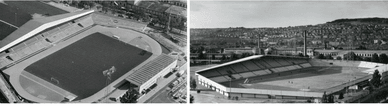 Letzigrund – alte Aufnahmen des Stadions