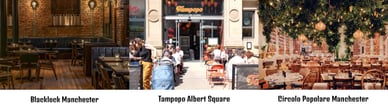 restaurants near albert hall manchester