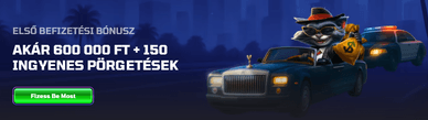 LuckyCapone kaszinó első befizetési bónusz