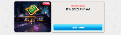 Cashback im Wyns Casino