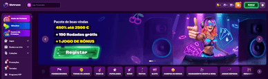 Oferta de bónus de boas-vindas do Slot Rave Casino
