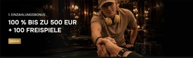 Willkommensbonus bei Goldenring Casino