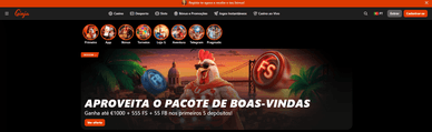 Pacote de boas-vindas do Ginja-Casino online