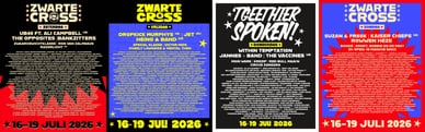 zwarte cross line up 2026