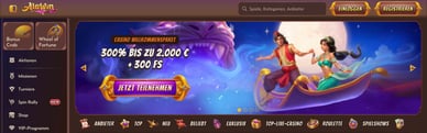 Alawin Online Casino ohne OASIS-Block