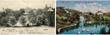 Türkenschanzpark Wien – historische Fotografien